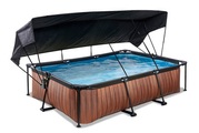 Exit, Exit Frame Pool 300x200x65cm, Holzoptik