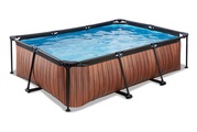 Exit Frame Pool 220x150x60cm, Holzoptik