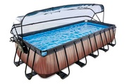 Exit Frame Pool 5.4x2.5x1m Holzoptik