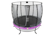 Exit Trampolin Elegant 251 cm und Sicherheitsnetz Economy (lila)