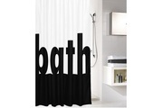 Kleine Wolke - Duschvorhang Bath 180 x 200 cm, Schwarz/Weiss