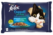 Felix Katzenfutter Doppelt Lecker Geschmacksvielfalt aus dem Wasser 4x85g