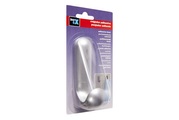 Klebehaken J matt chrome Inofix