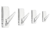 Klebehaken Transparent. 4 ST