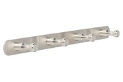 NoName, Hakenleiste. Wandmontage. 4 Haken. Edels