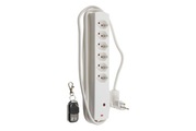 Funk Steckdosenleiste 6-fach Safety Line 2m, Fernbedienung Max Hauri