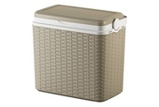 Kuehlbox Rattan Beige