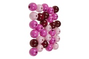 GLOREX Holzperlen Mix, 28 Stk.