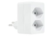 Schoenenberger 591.ws Abzweigstecker 2Xtyp 13 White - (Weiss)