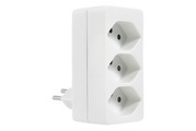 Schoenenberger 594.ws Abzweigstecker 2Xtyp 13 Whiet - (Weiss)