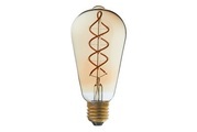 STAR TRADING E27 ST64 Decoled Spiral Amber - LED Leuchtmittel