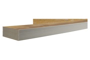Wandpaneele PVC Holz Cabane Gelb