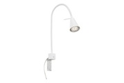LED-Wandlampe 2080 zur Montage am Bett, weiß