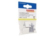 GARDINIA Klebehaken für Vitragestange