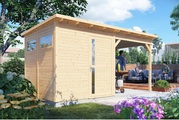 Bertilo, Pentus 2 Lounge Design-Gartenhaus unbehandelt