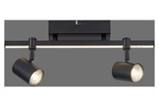 Rik 2 LED Deckenlampe schwarz