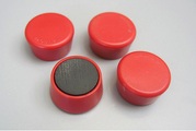 Haftmagnete D16 rot