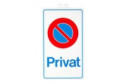 Weitere, Schild Privat + Parkverbot