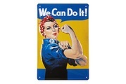 Werbe-Blechschild We Can Do It!