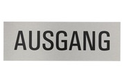 Alu-Schild Ausgang