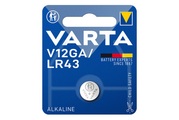 Varta, Lithium Batterie V12GA/LR43, 1,5V - 1 Stück