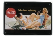 Schild Coca Cola Talk about