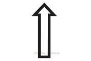 Weitere, FS1300 Pfeil Symbol schwarz