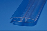 Weitere, H-Profil Polycarbon. 10mm 200cm