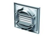 Gitter mit univer.Flansch, weiss