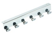 Türgarderobe, chrom glänzend