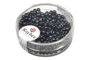 Rayher, Rocailles,2,6mmø,mit Silbereinzug,blutst