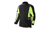 Motorradjacke schwarz/neon S