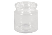 Vorratsglas mit Glasdeckel, 10cm ø, 11cm
