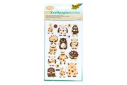 folia, Kraftpapier-Sticker 8ST Trend