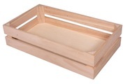 Holzkiste Latten-Optik, FSC Mix Credit,