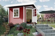 Weka Designhaus 213 Gr.2, 5-Eck, rot