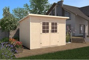 Weka Gartenhaus 219 Gr. 2, 28 mm, Flachd