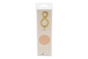 Wondercandle hipHIP HOORAY Gold 8
