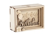 Rayher, Holz 3D Geschenkbox