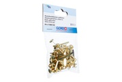 GLOREX, Musterbeutelklammer 30mm, 50St gold
