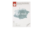 Watercolour/Mixed Media Block,FSCMixCred, 150x210mm, 200 g/m², 20 Blatt, geleimt