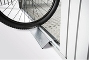 Biohort - Bodenschwelle GERÄTEHAUS L135 - silber - Metall - 14.5/135/7 cm