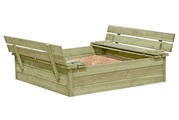 Oecoplan Sandkasten mit Sitzbänken