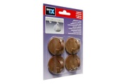 Klebehaken F. Tassen braun 4st Inofix