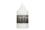 CHURCH CANDLE WEISS 7.5X15CM
