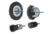 Wolfcraft 2133000 Bürsten-Set 4tlg. Stahldraht 1 St.