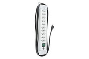 Brennenstuhl 6552010 Steckdosenleiste mit Schalter 10fach Lichtgrau (RAL 7035) CH-Stecker