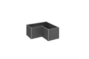 Biohort - Hochbeet BELVEDERE MINI - Metall - dunkelgrau - 102/102/45 cm