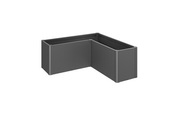 Biohort, Biohort - Hochbeet BELVEDERE MIDI - Metall - dunkelgrau - 152/152/61 cm