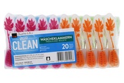 Clean Wäscheklammern gummiert 20ST